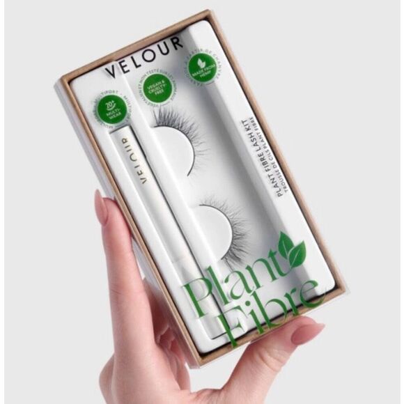 VELOUR - NWT - Plant Fibre Lash Kit/“Cloud Nine” Butterfly Effect Lashes + Glue - Picture 7 of 12